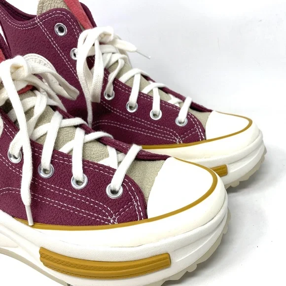 Converse Run Star Legacy CX Platform Shoes Women's Cherry Knit High Top A03053C - Picture 4 of 11